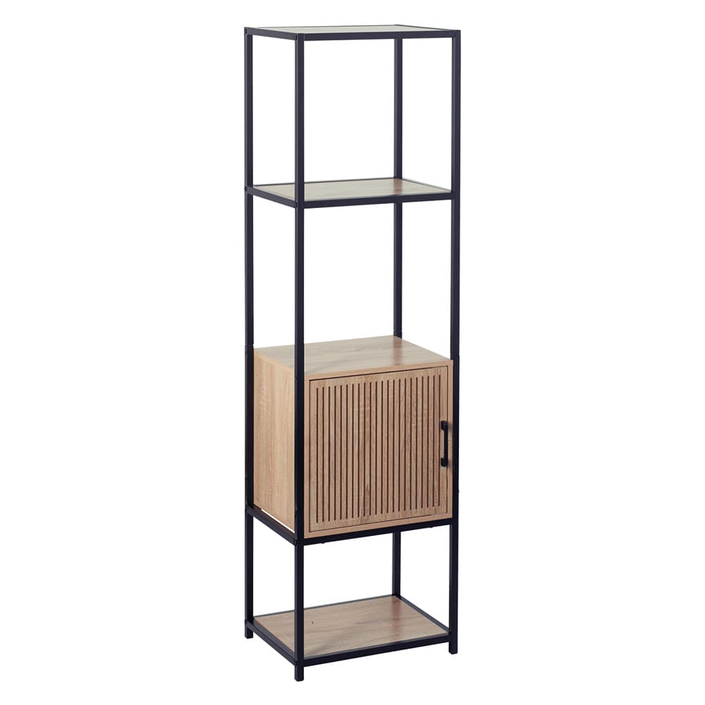 MOBILE CON RIPIANI IN LEGNO cm. 43 x 33 x h.153 - 5 ripiani