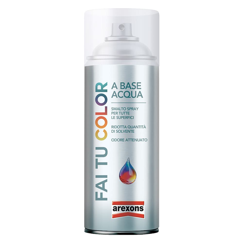 SMALTO SPRAY A BASE ACQUA ml. 400 - rosso fuoco lucido