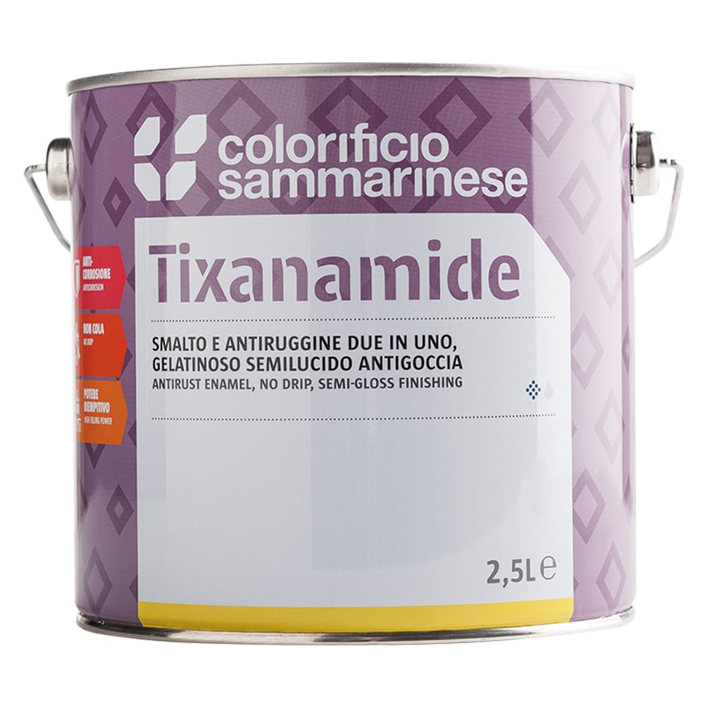 SMALTO ANTIRUGGINE 'TIXANAMIDE' Lt. 0,750 Verde (6 PZ)