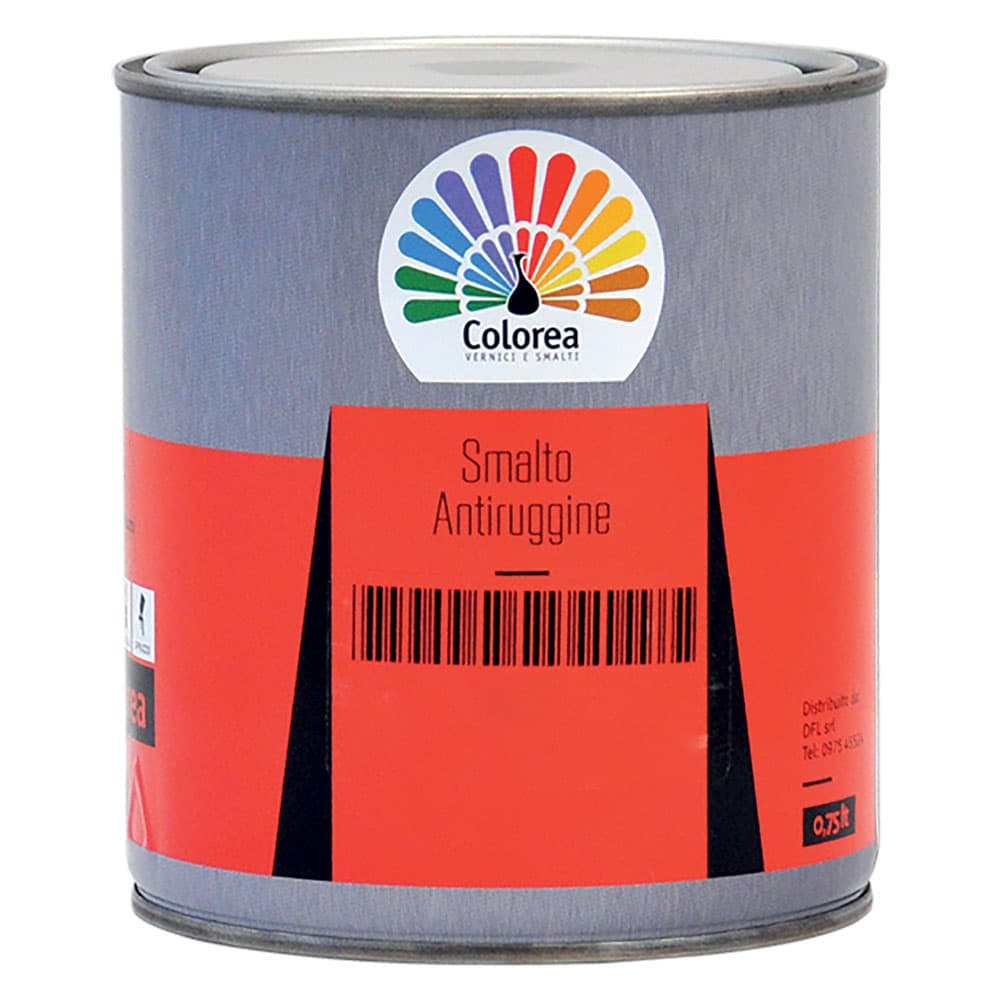 SMALTO ANTIRUGGINE 'COLOREA' Lt. 0,750 Grigio argento (6 PZ)