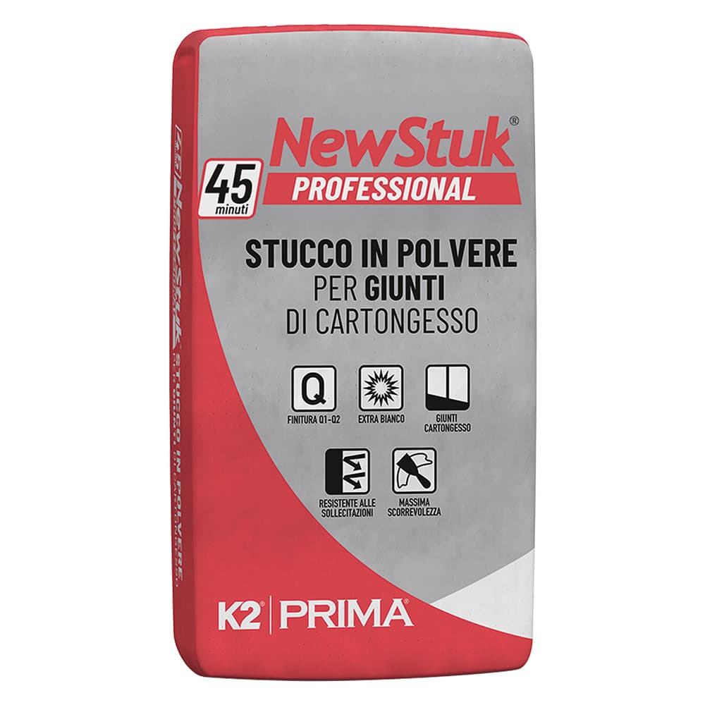 STUCCO IN POLVERE PER CARTONGESSO Kg. 5 (4 PZ)