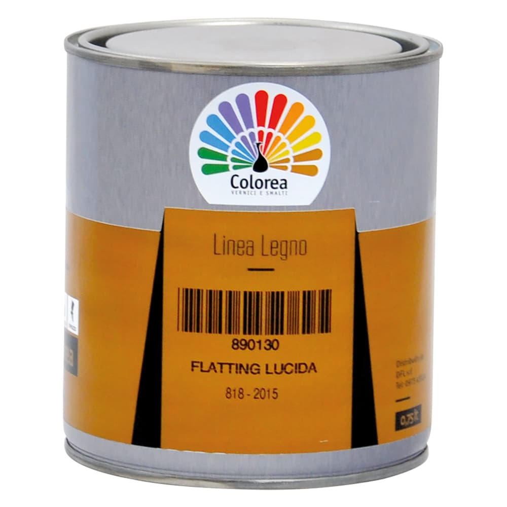VERNICE FLATTING 'COLOREA' Lt. 2,5 Trasparente lucida (2 PZ)