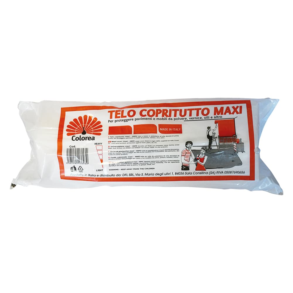 TELO COPRITUTTO MAXI mt 4 x 4 - gr. 250 (70 PZ)