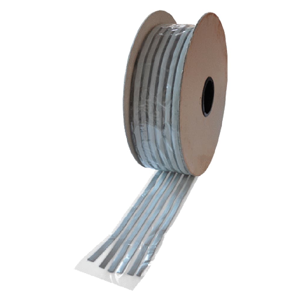 SIGILLANTE PREFORMATO ELASTOPLASTICO mm 15 x 3 - strisce grigie ML 125
