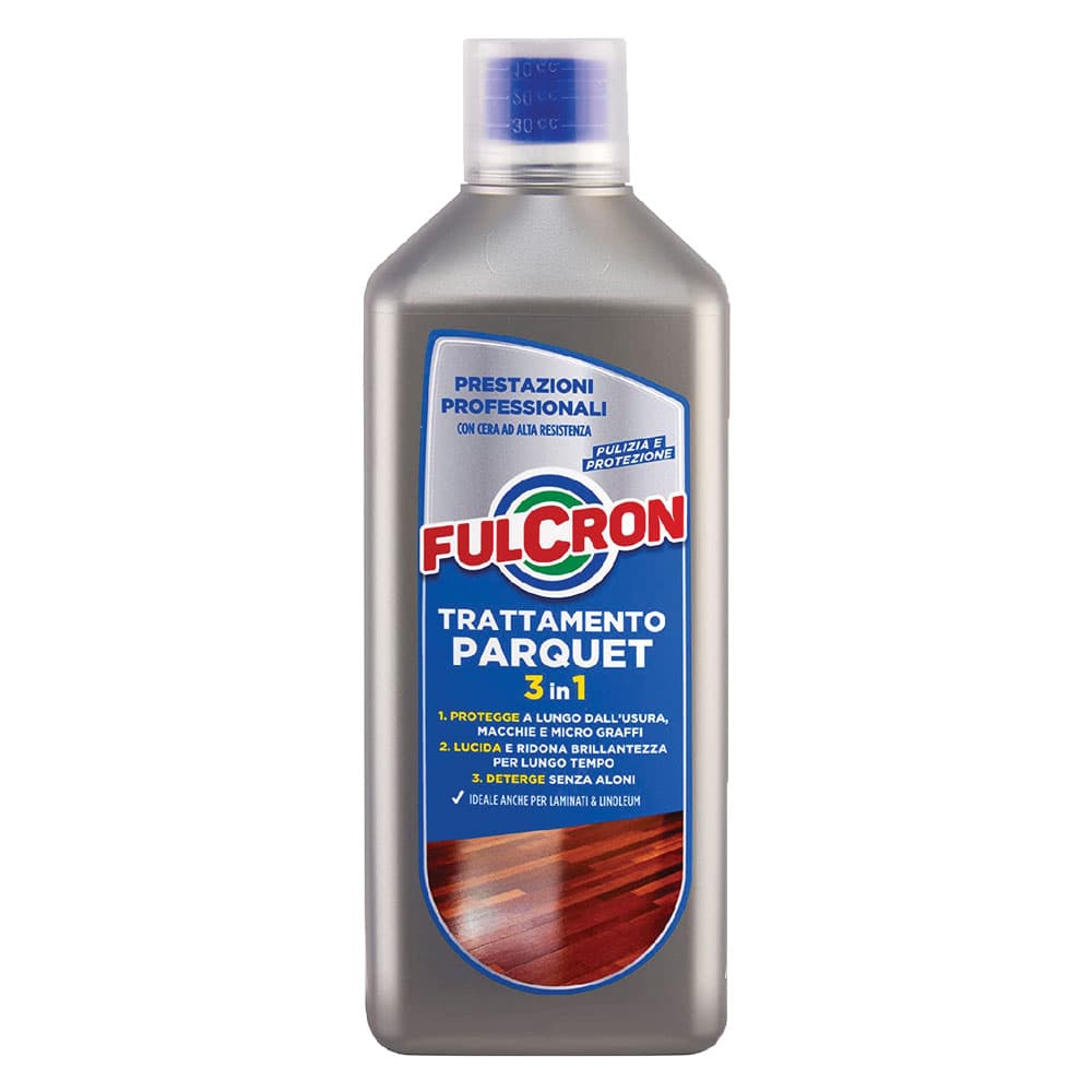 TRATTAMENTO PER LAMINATI E PARQUET 3 IN 1 'FULCRON' lt. 1 (6 PZ)