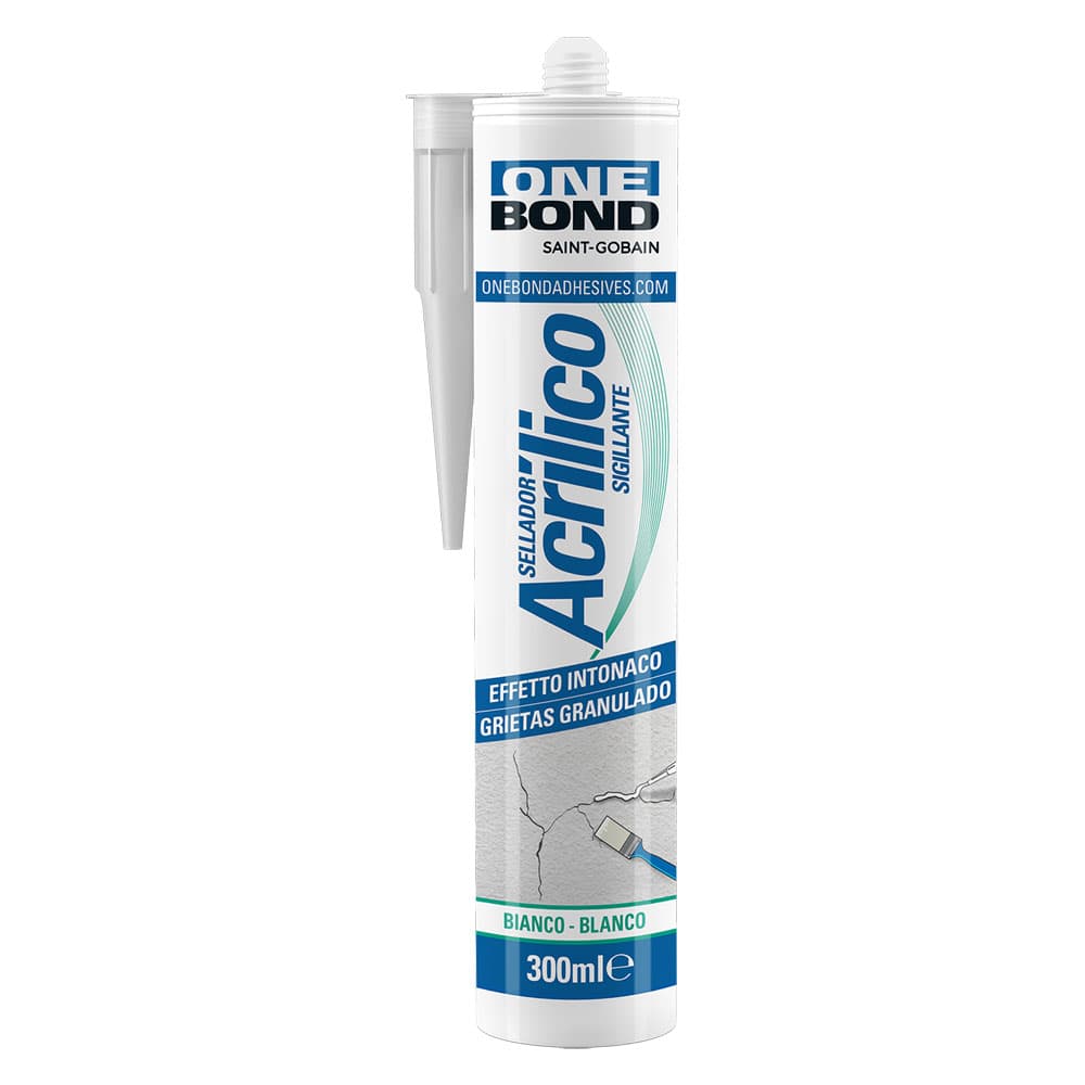 SILICONE ACRILICO EFFETTO RUVIDO bianco ml 300 (12 PZ)