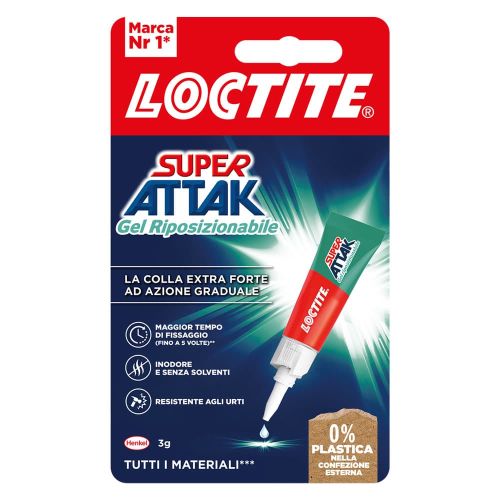 SUPER ATTAK 'GEL RIPOSIZIONABILE' gr. 3 (12 PZ)