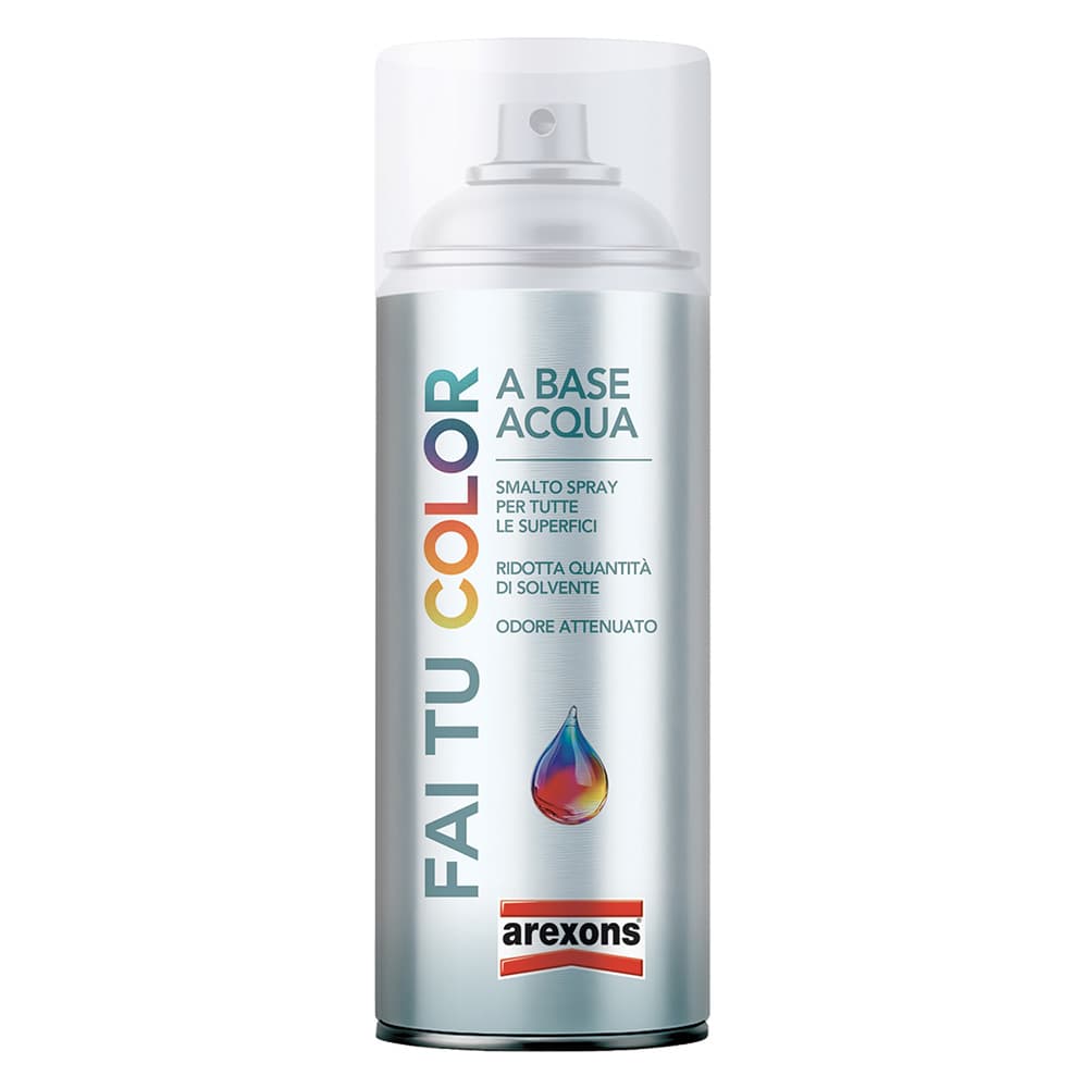 SMALTO SPRAY A BASE ACQUA ml. 400 - rosso fuoco lucido