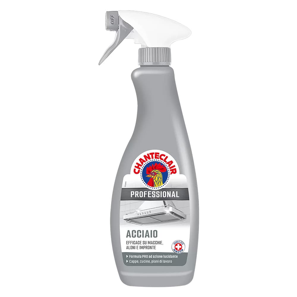 ACCIAIO BRILLANTE SPRAY 'CHANTECLAIR PROFESSIONAL' ml. 700 (8 PZ)