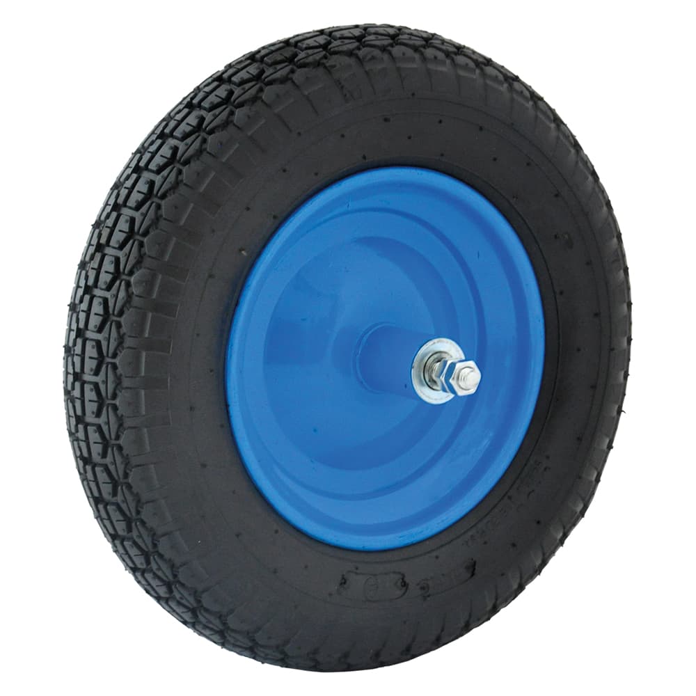 RUOTA PNEUMATICA PER CARRIOLA CON CUSCINETTI interasse mm 155