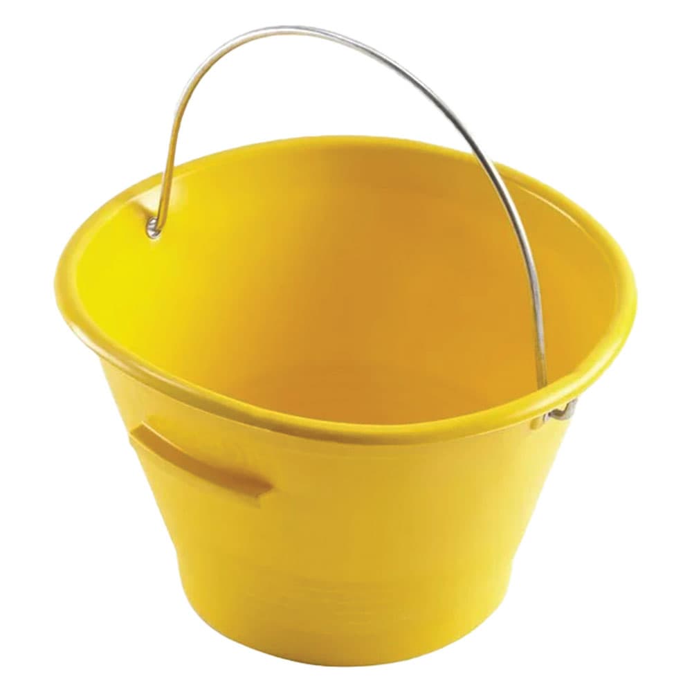 SECCHIO PER MURATORE 'MEK EDIL' giallo ø mm 360 - 14 litri (10 PZ)