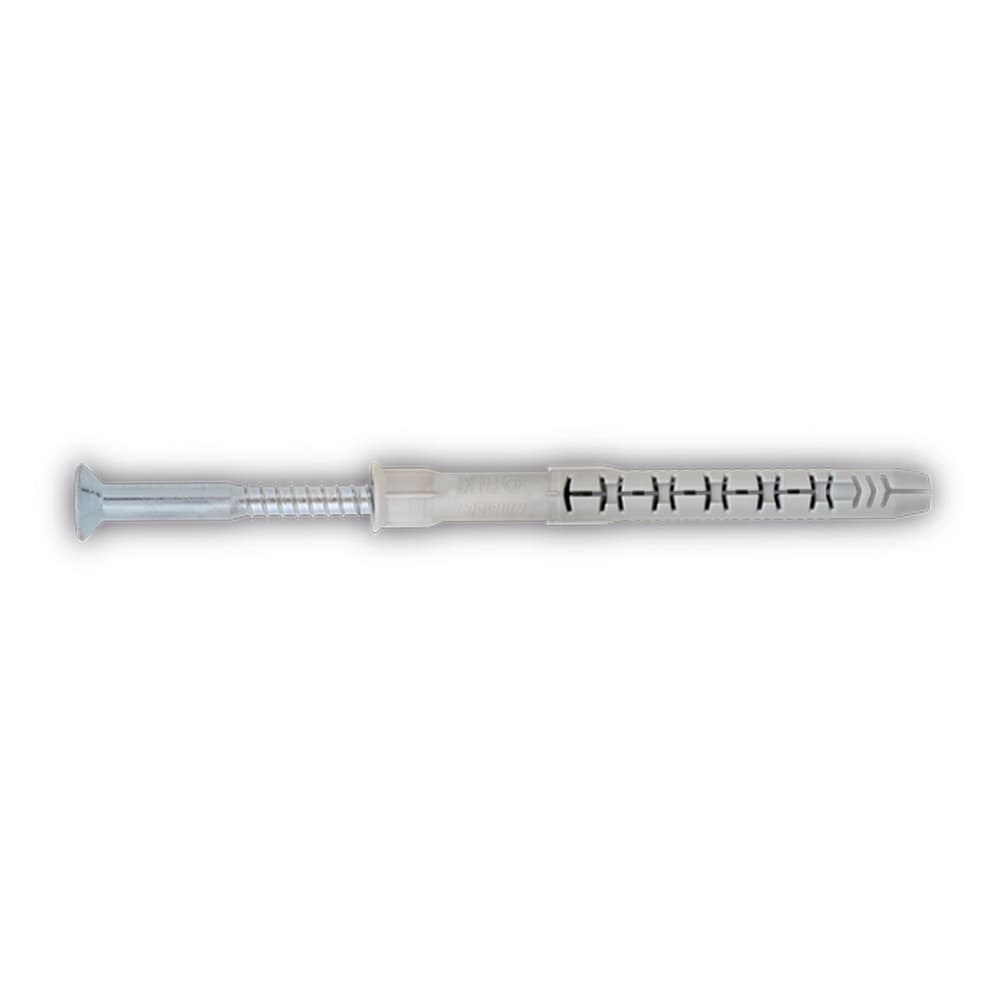TASSELLO NYLON PROLUNGATO 'X5' mm 10 x 100 vite 7 x 105 fiss. 30mm (50 PZ)