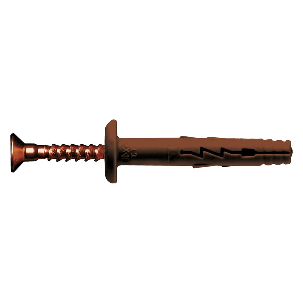 TASSELLO NYLON A PERCUSSIONE 'TURBO JET' TJ6-40BR 6 x 40 - vite 3,8 x 45 (100 PZ)