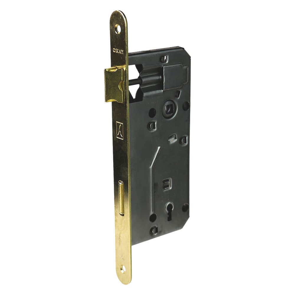 SERRATURA 'PATENT' B.T. ottonato verniciato E 45