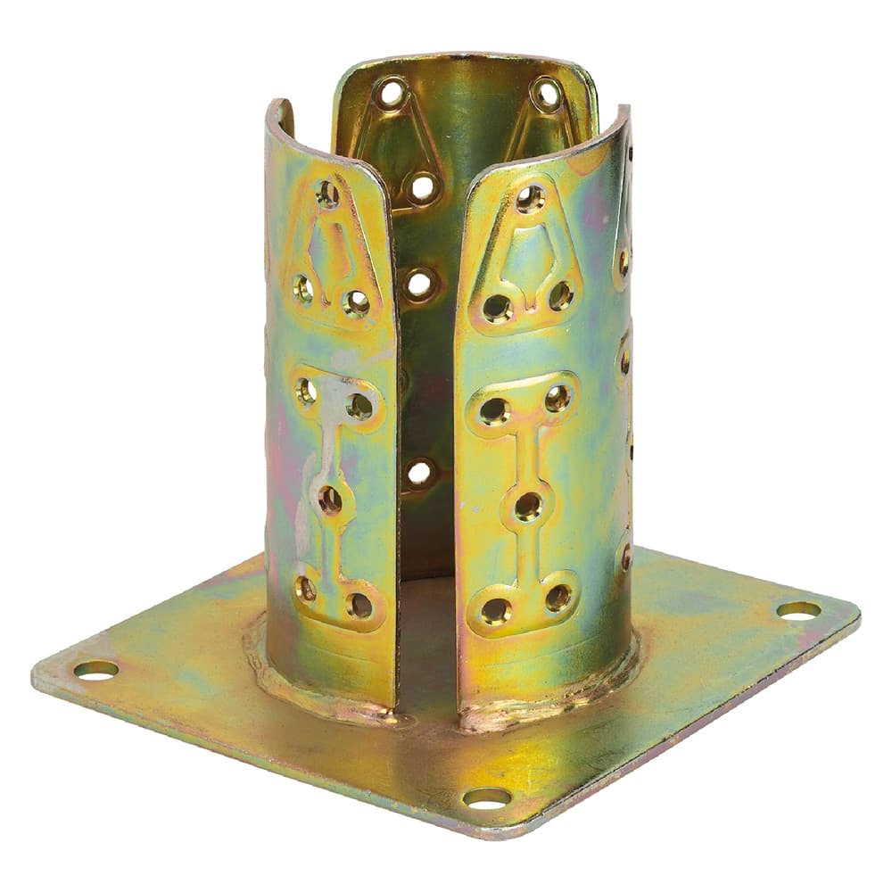 SUPPORTO PER PILASTRI TONDI ART.922 Ø mm 122 - base 150 x 150 (4 PZ)