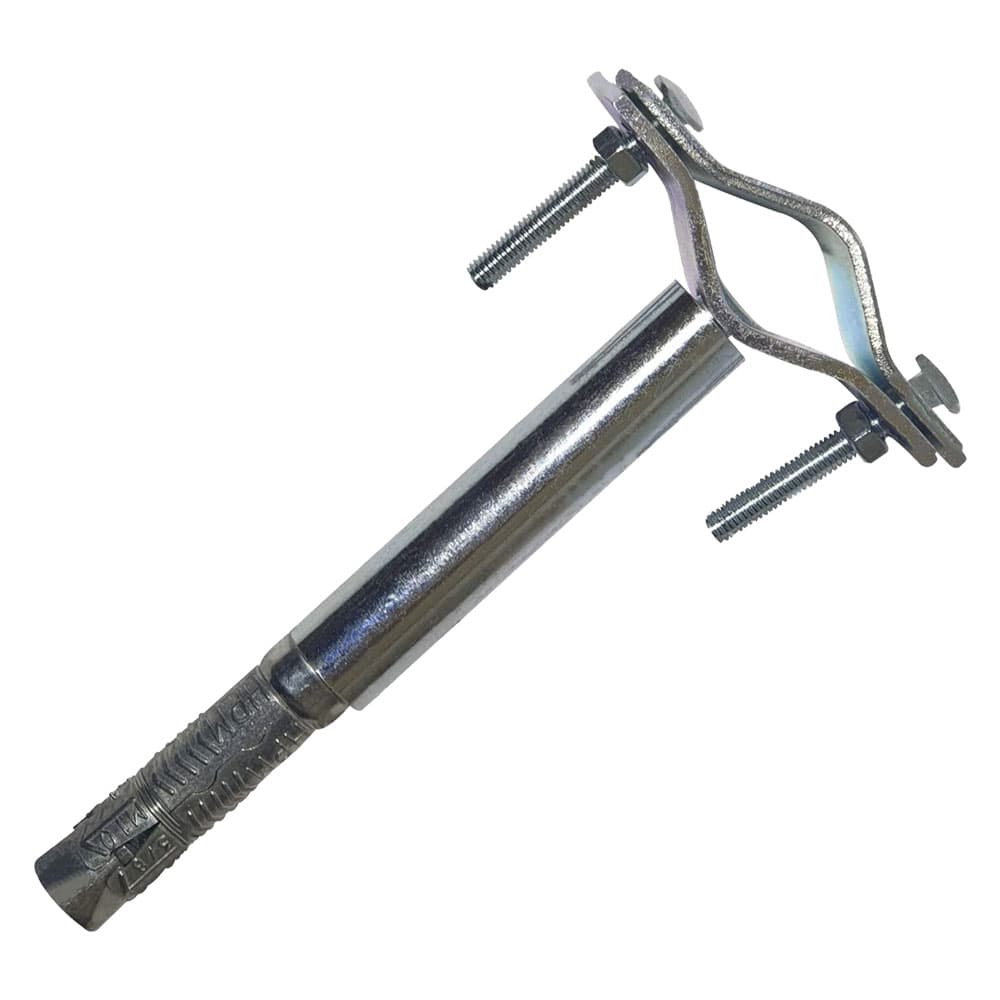 ZANCA AD ESPANSIONE PER PALO ANTENNA cm 10 - ancoraggio 30 > 60 mm (pesante)