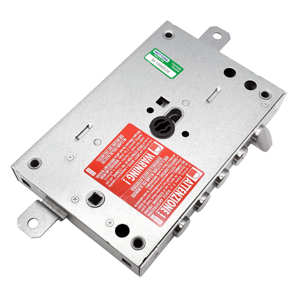 SERRATURA A LEVE PER PORTE BLINDATE 'SERIE 82' E 63 - 4 cat. / int.28 mm c/sist.antimanipolazione