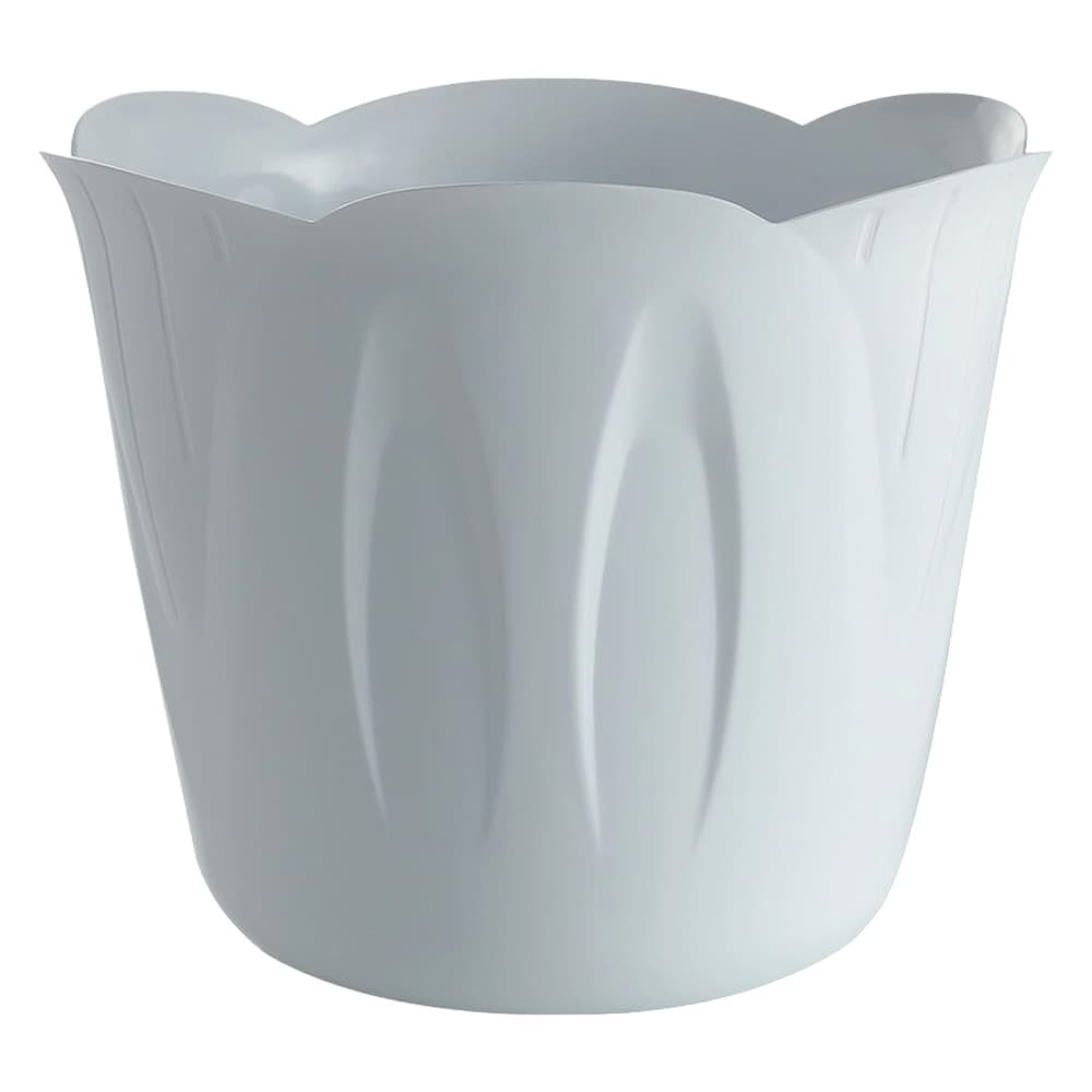 VASO TONDO Ø 30 x h.24 cm - Lt. 9 - bianco
