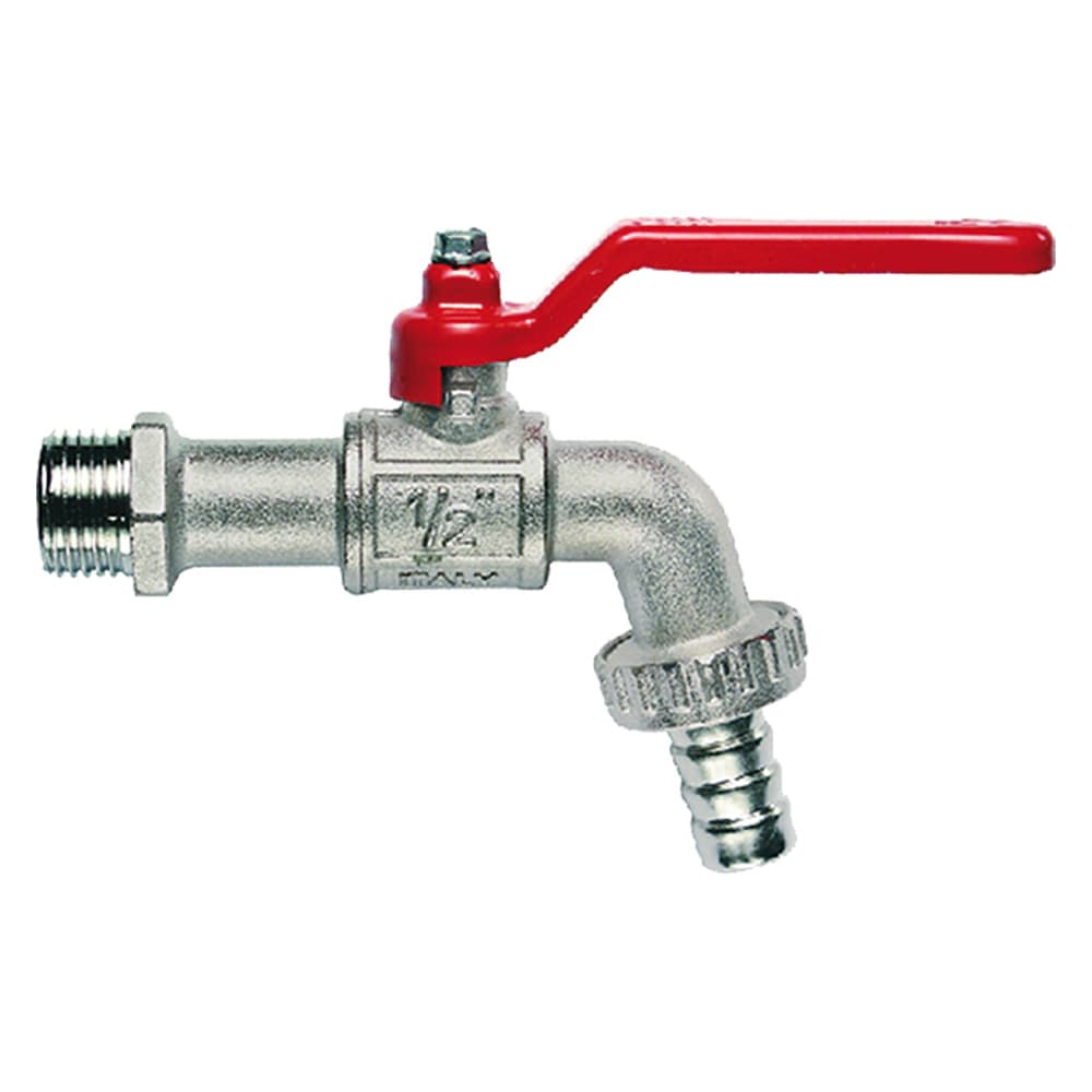 RUBINETTO PORTAGOMMA A SFERA 1/2 - 15 bar (10 PZ)