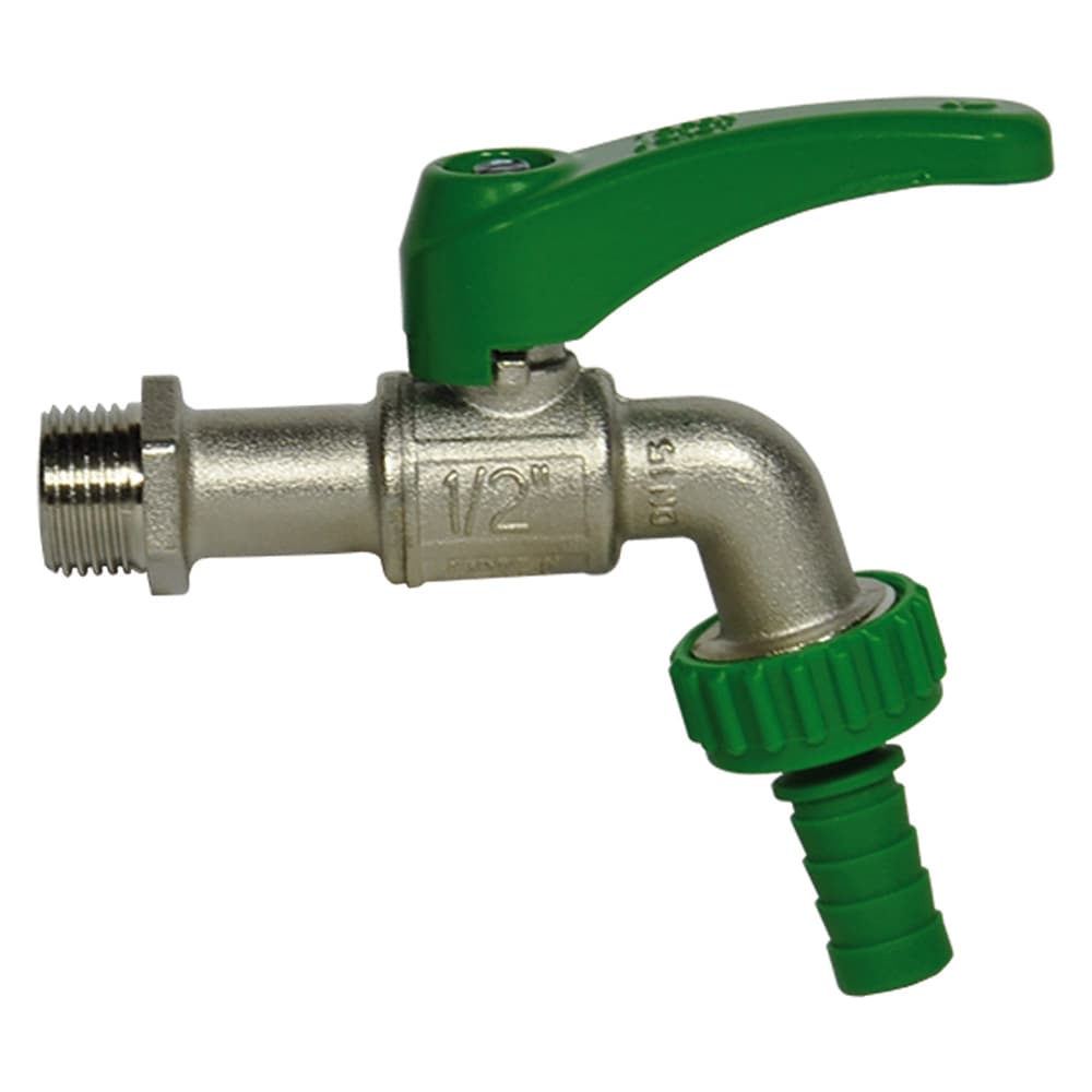 RUBINETTO PORTAGOMMA A SFERA 1/2 - 15 bar (10 PZ)