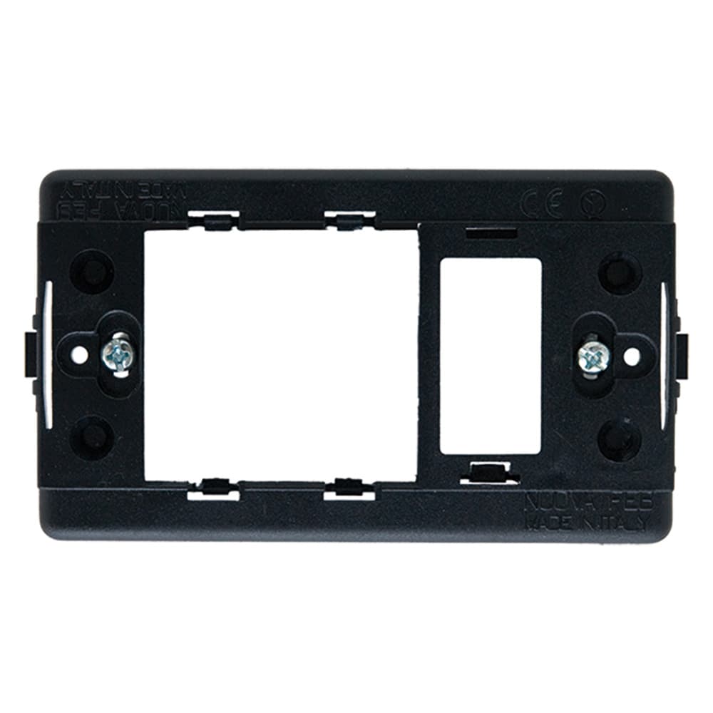 SUPPORTO PER SERIE LASER per UNEL + 1 mod.decentrato 2602 (10 PZ)