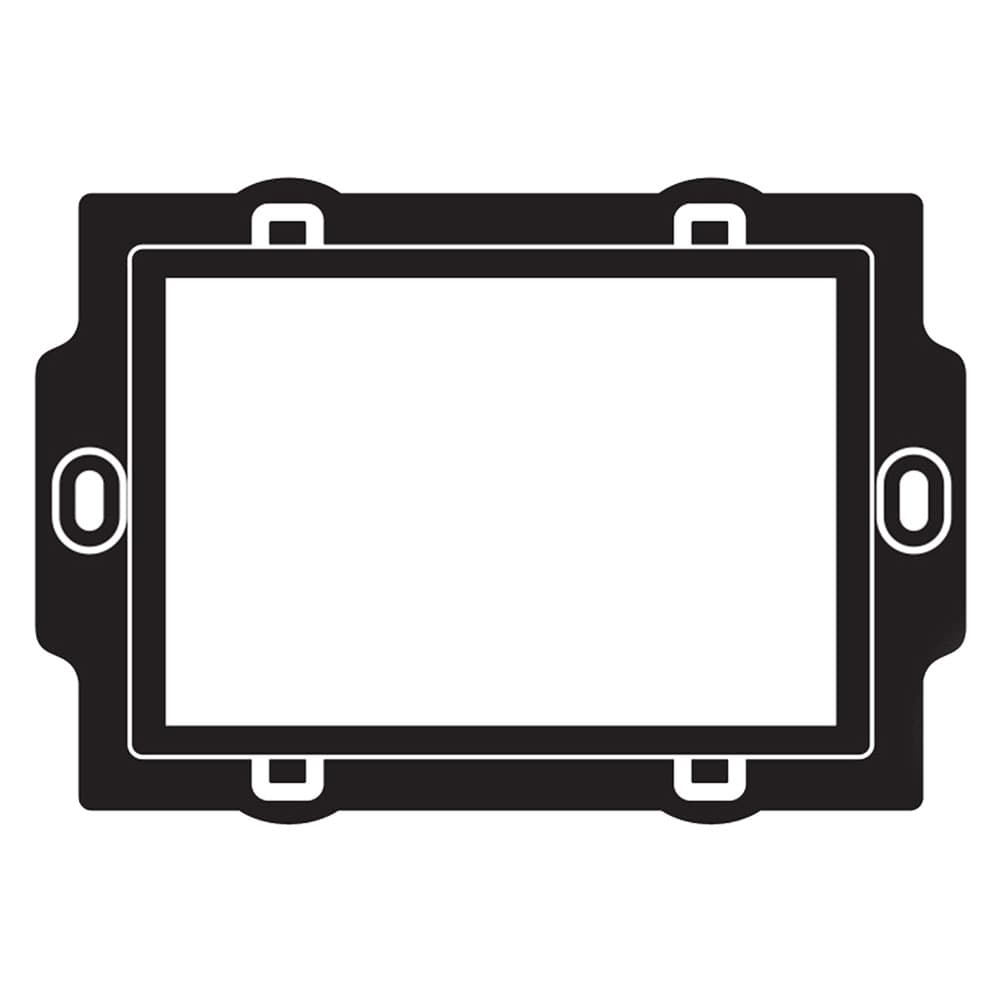 SUPPORTO MODELLO 'PL' PER SERIE PLAIN 3 moduli