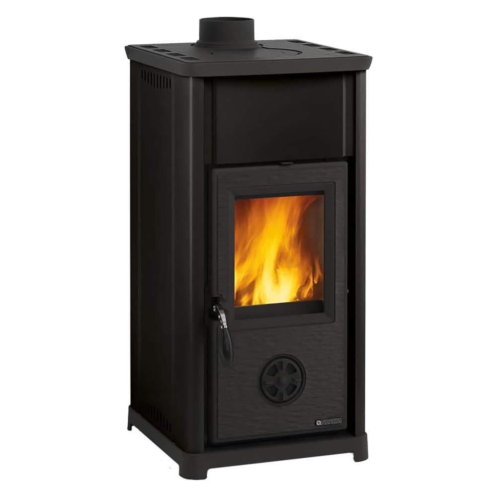 STUFA A LEGNA 'TEA 5.0' 7 kW - colore nero antracite
