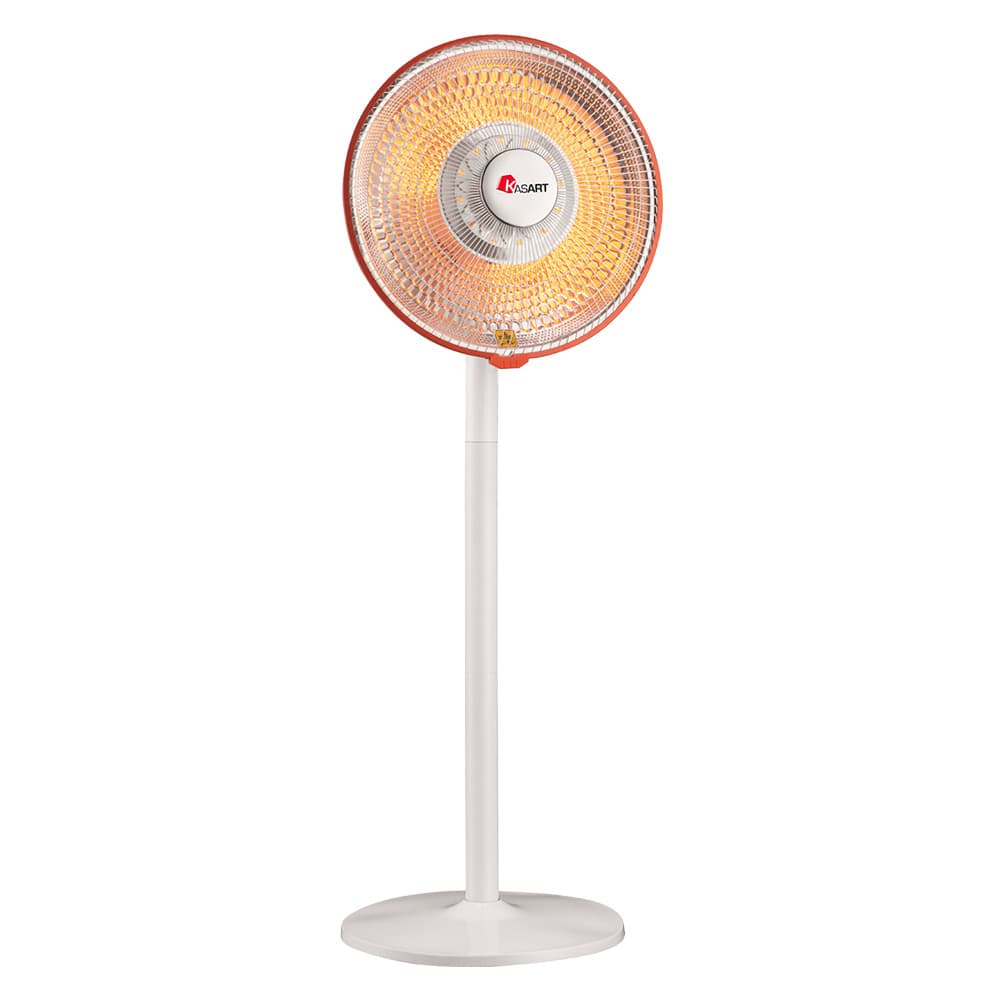 STUFA A PARABOLA CON PIANTANA mm 410 x 380 x h. 1070 - 500 / 1100 W