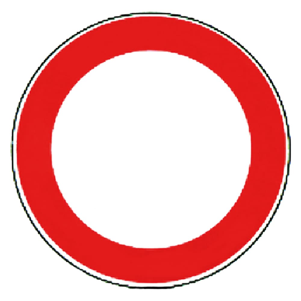 SEGNALE 'DIVIETO DI TRANSITO' fig. 46