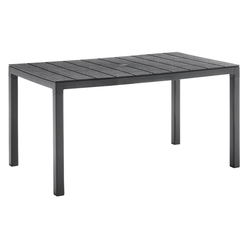 TAVOLO IN POLIPROPILENE SINGOLO 'KING' cm 146x86x h.74 - bianco