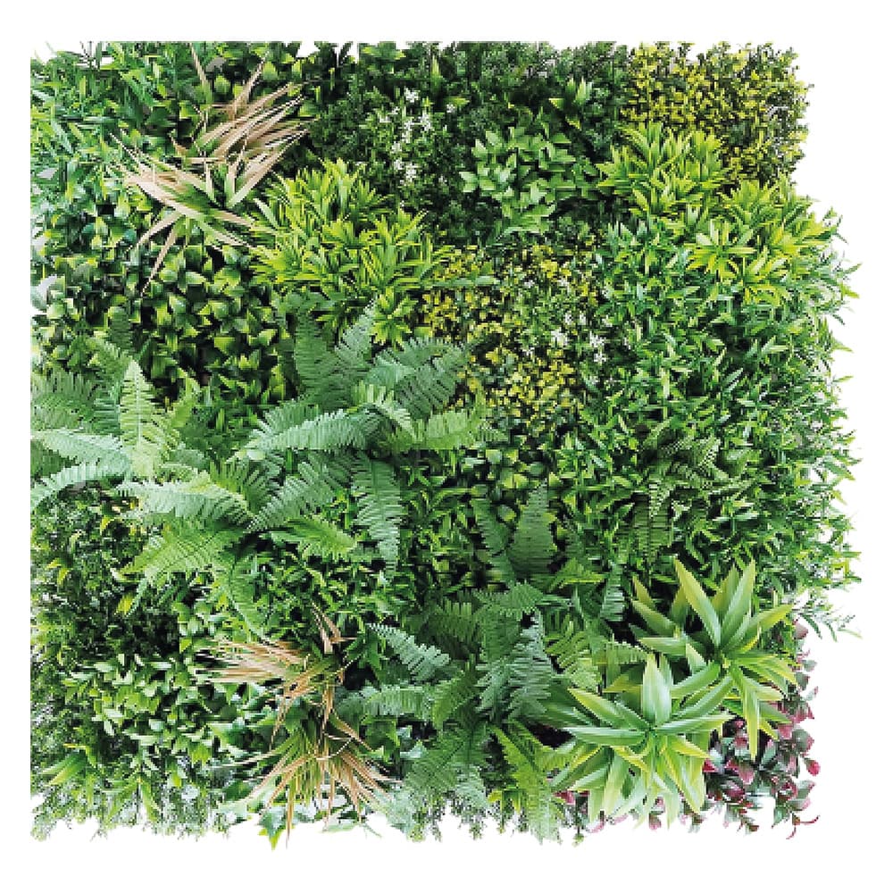 SIEPE ARTIFICIALE A PANNELLO QUADRATO 'JUNGLE' mt 1 x 1