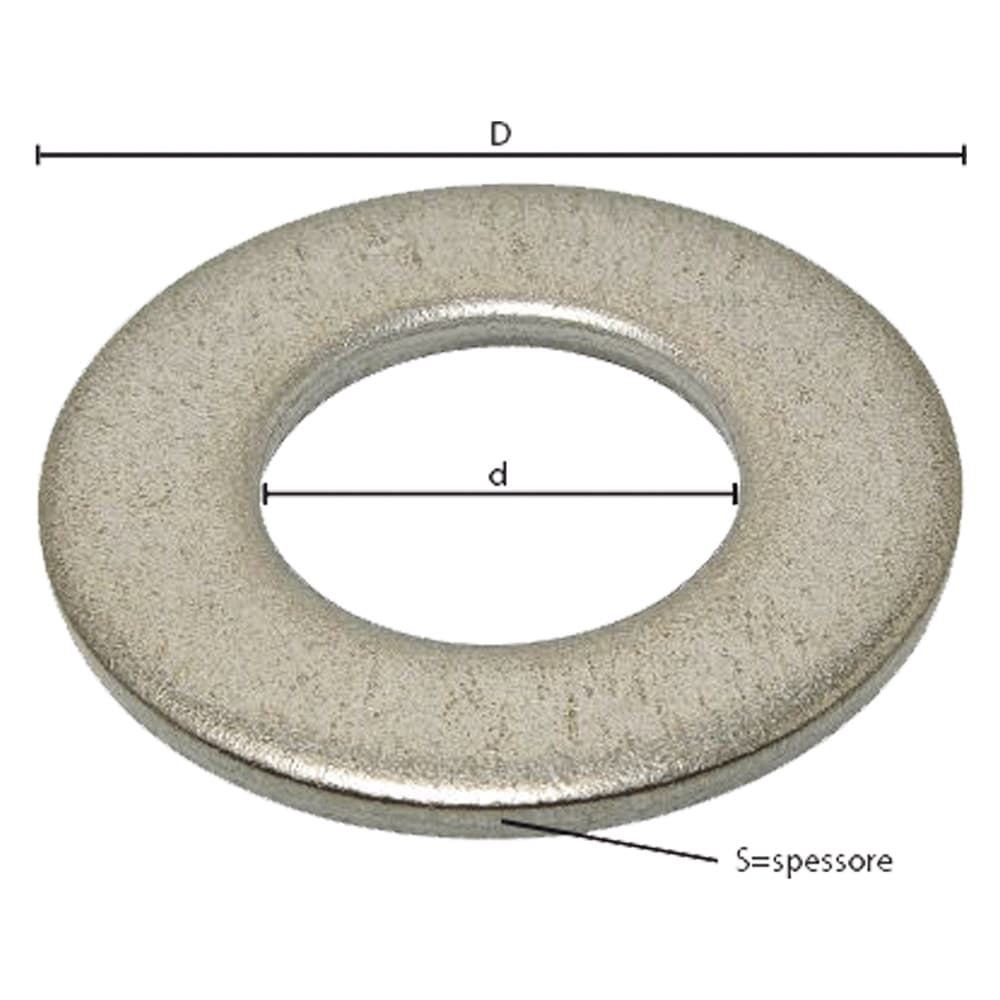 RONDELLA PIANA COMUNE M 14 - 2,7 x 28 x 15 mm (2 C%)