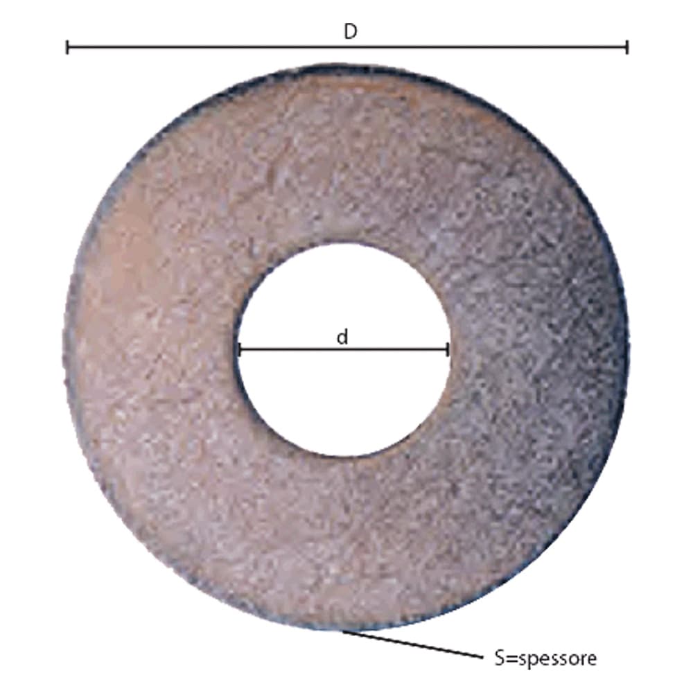 RONDELLA GREMBIALINA M 6 - 1,5 x  18 x  6,5 mm (20 C%)