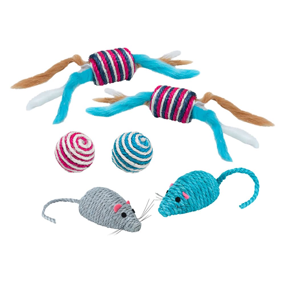 GIOCO IN FIBRA NATURALE varie fantasie (6 PZ)