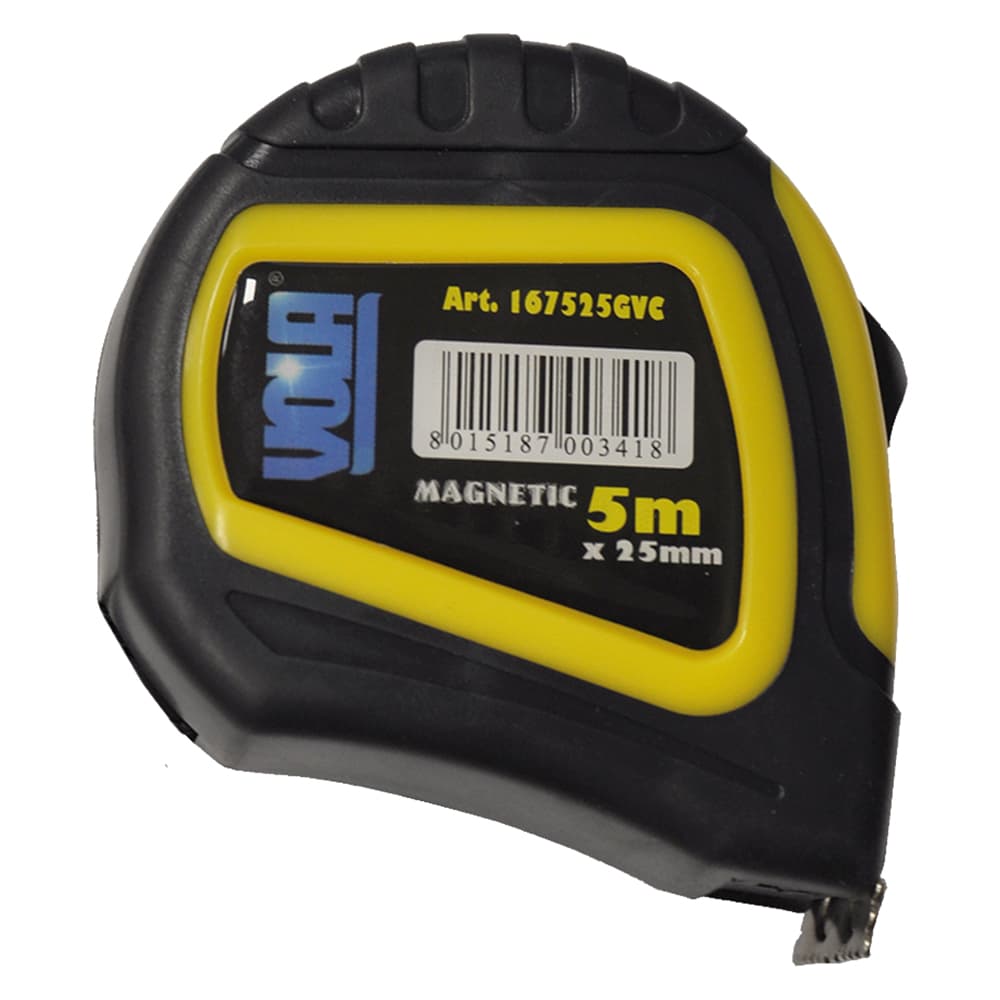 FLESSOMETRO MAGNETICO mt 5 mm 25 (6 PZ)