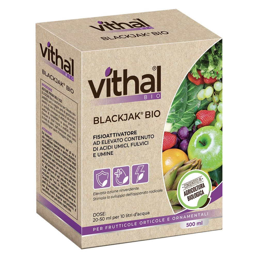 CONCIME ORGANICO FISIOATTIVATORE 'BLACKJAK BIO' ml 500