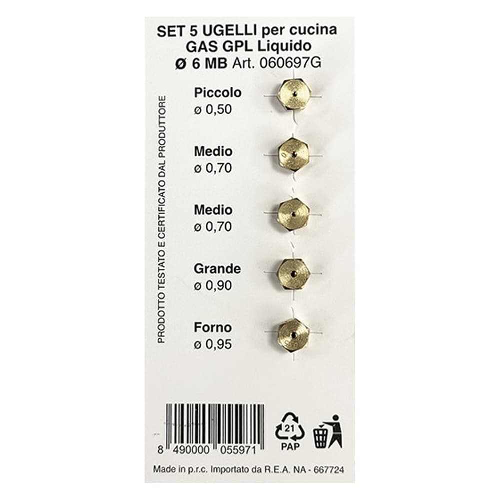 UGELLI PER CUCINA per gpl