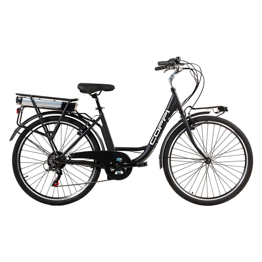 BICICLETTA ELETTRICA 'RIVIERA' 250 W - ruote da 26 - nera