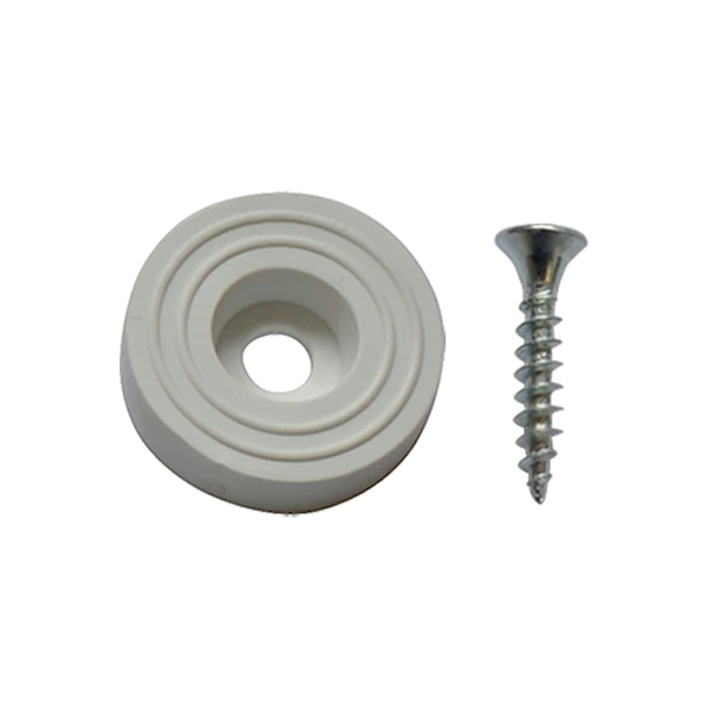 SOTTOSEDIA CON VITE Ø mm 23 - pz. 8 bianco