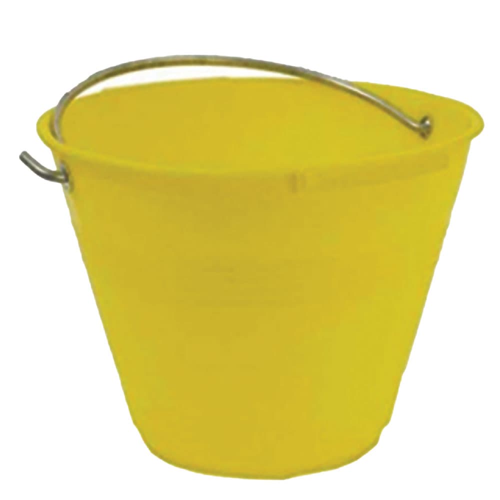 SECCHIO PER MURATORE 'EXTRA' giallo (10 PZ)