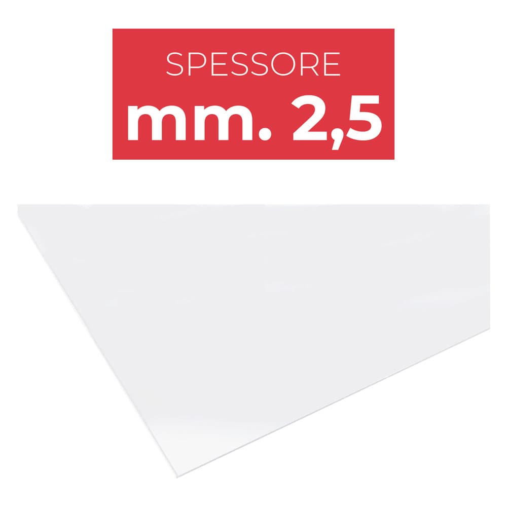 VETRO SINTETICO PRETAGLIATO cm 100x200 - spessore mm. 2,5 (5 PZ)