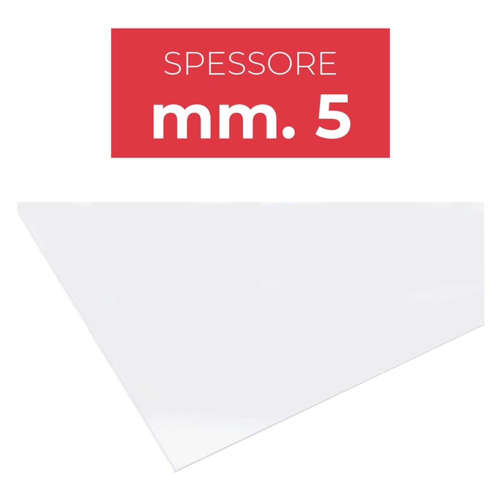 VETRO SINTETICO PRETAGLIATO cm 100x200 - spessore mm. 5 (5 PZ)
