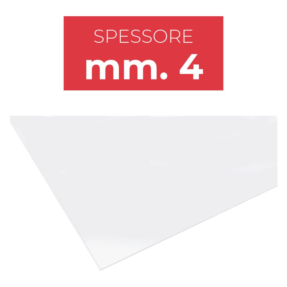 VETRO SINTETICO PRETAGLIATO cm 50x50 - spessore mm. 4 (5 PZ)