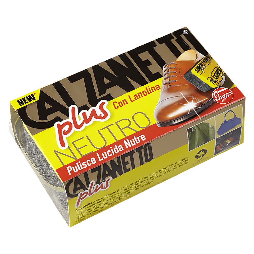 SPUGNA LUCIDA SCARPE 'PLUS' colore neutro (12 PZ)
