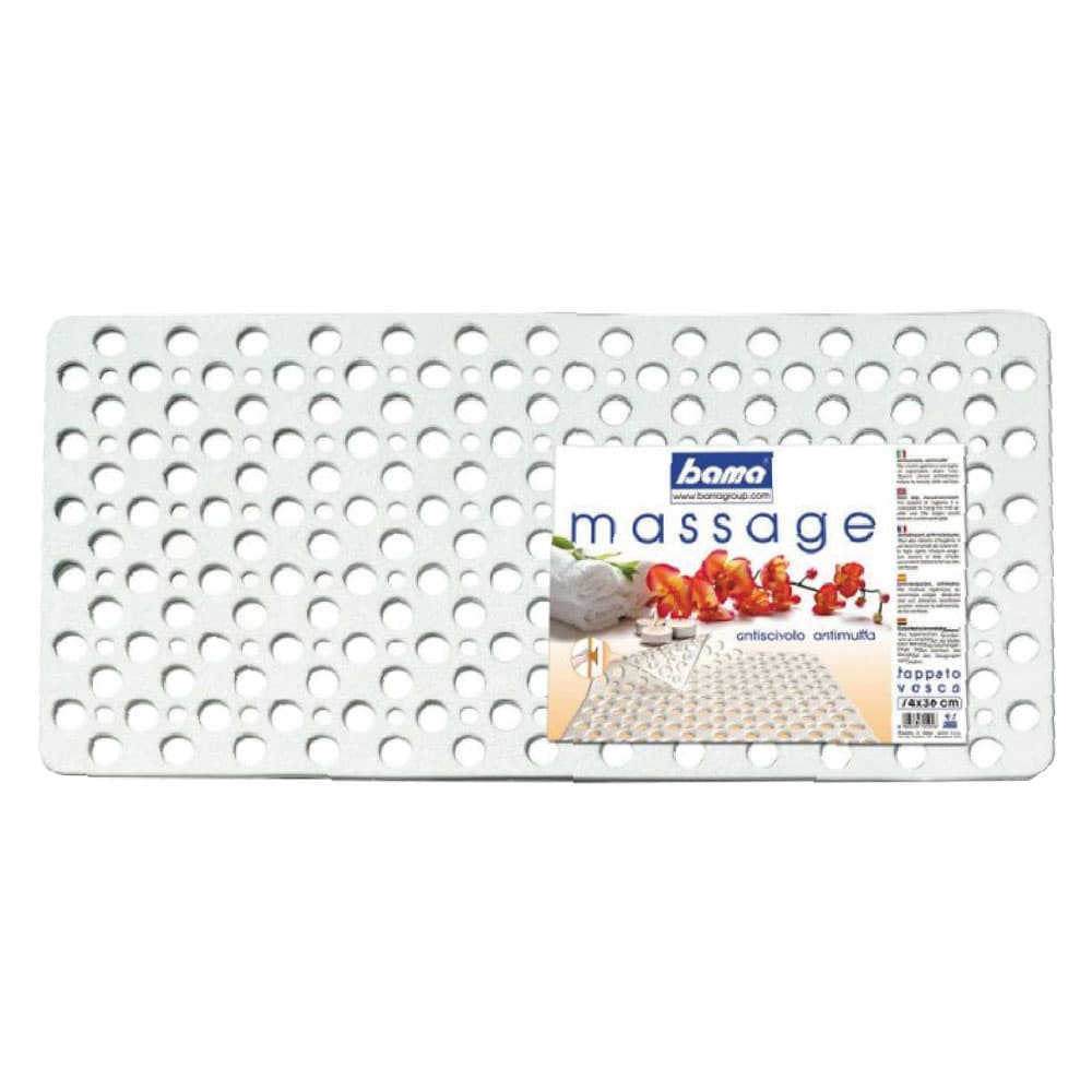TAPPETO ANTISCIVOLO per vasca cm 74 x 36