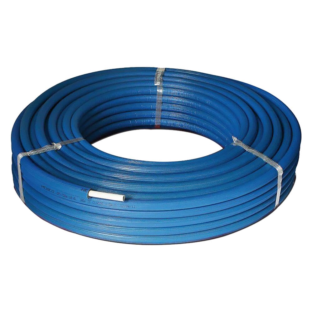 TUBO MULTISTRATO RIVESTITO PEXB/AL/PEXB Ø 26 x 3 - rotolo 25 metri - BLU