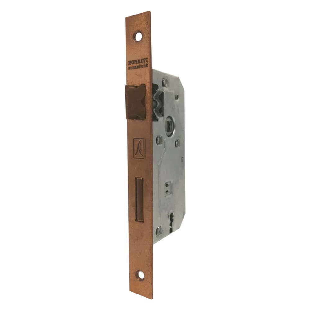SERRATURA 'PATENT' B.Q. bronzato verniciato E 60