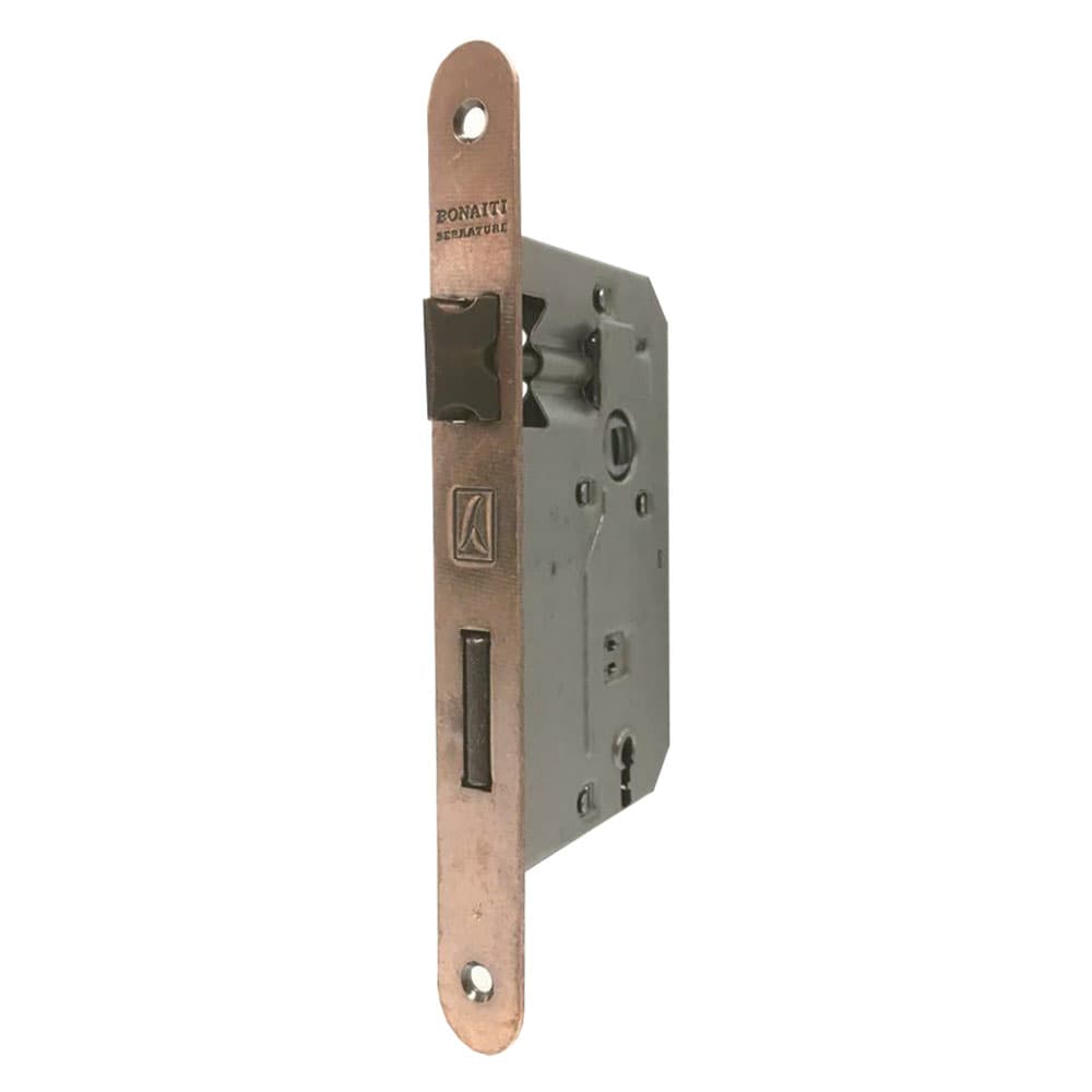 SERRATURA 'PATENT' B.T. bronzato verniciato E 45