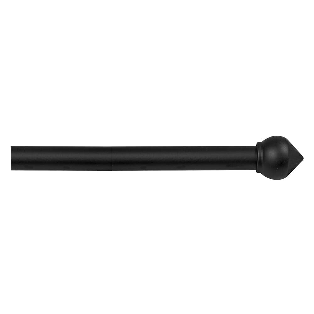 SCORRITENDA 'KIT FERRO' mod. 'Bulbo' col. nero Ø 20/19 mm.