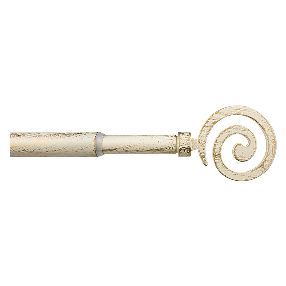 SCORRITENDA 'MINI KIT FERRO' mod. 'Spirale' col. avorio oro